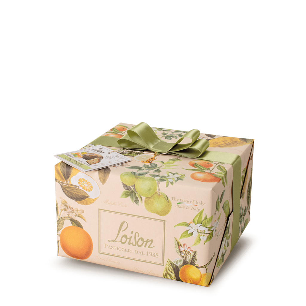 Panettone s 5 citrusy Agrumato Loison 500g -  Dárková krabice